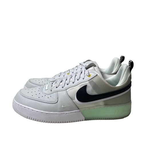 Nike Air Force 1 Low React Mint Green White DM0573-001 Men's Size 12 Shoes - Picture 4 of 11